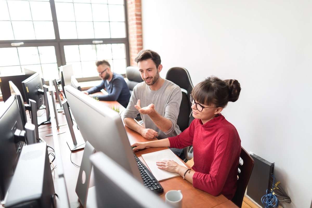 Office workers