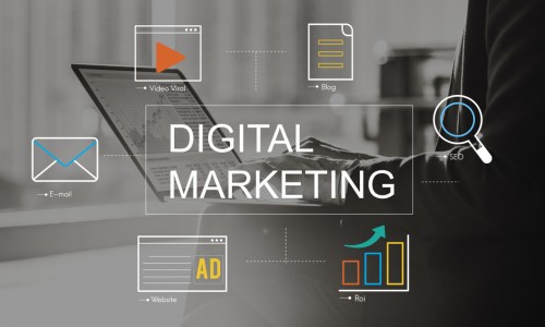 Digital marketing concept