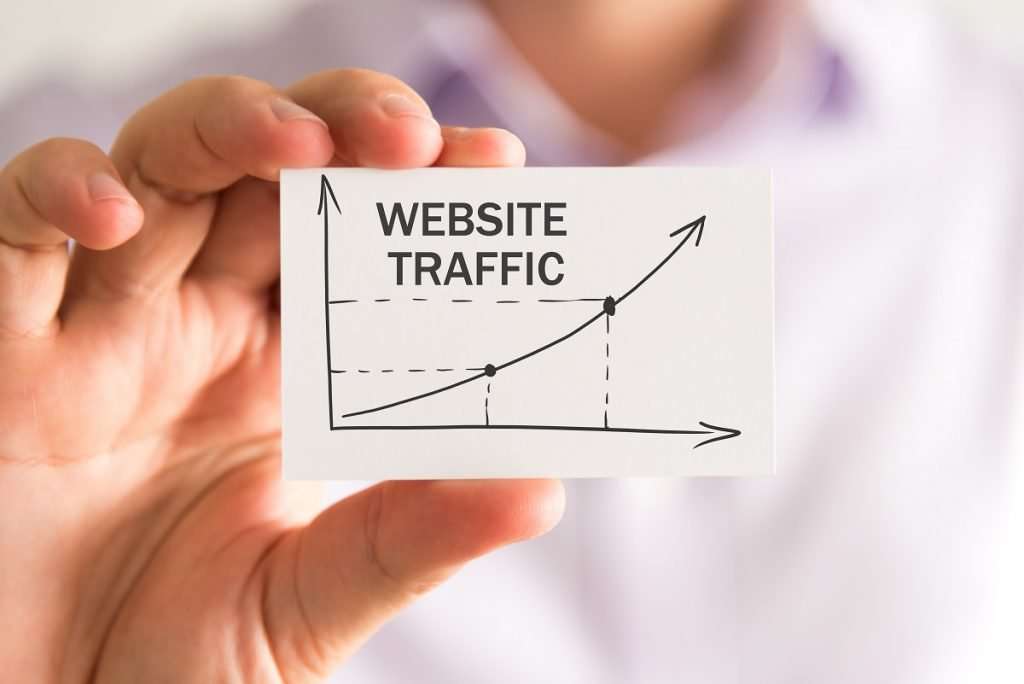 website traffic chart