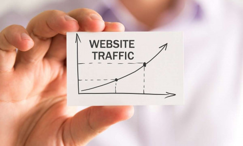 website traffic chart