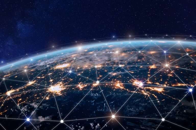 lines across a globe